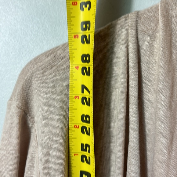 NWT Cupid draped open cardigan in size medium Haygrass linen blend - Picture 7 of 7